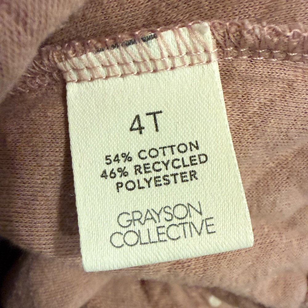 Grayson Collective Quilted Sweatshirt & Leggings 4T - Picture 5 of 5